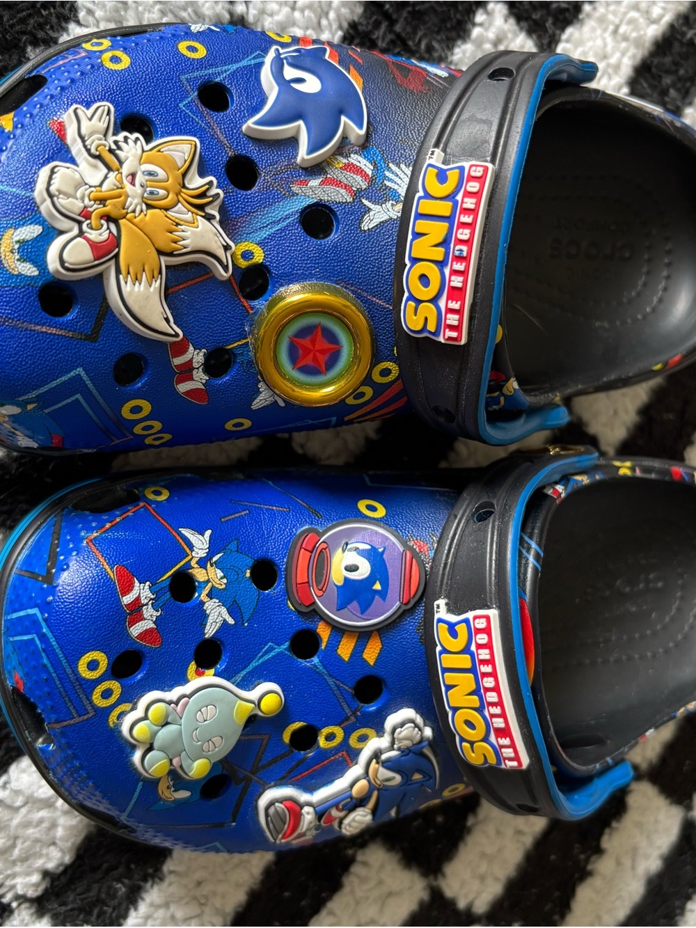 CROCS Kids Sonic the Hedgehog Blue Character Clogs